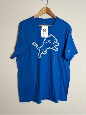 Nike Logo Essential T-shirt NFL Detroit Lions Blue